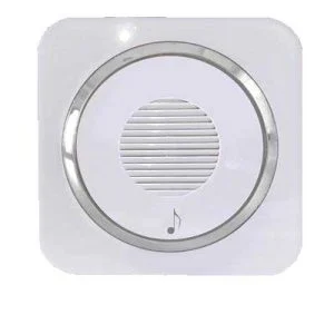 کلید و پریز آدا پلکسی سفید زه نقره ای دلند(مکانیزم+قاب+زه) / زنگ ملودی