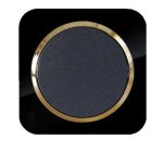 کلید و پریز آدا پلکسی مشکی زه طلایی دلند(مکانیزم+قاب+زه) / کلید یک پل