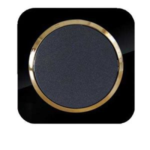 کلید و پریز آدا پلکسی مشکی زه طلایی دلند(مکانیزم+قاب+زه) / کلید یک پل