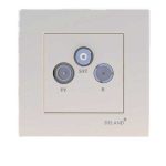 کلید و پریز آسا کرم دلند پلاس/فیش آنتن مرکزی