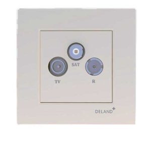 کلید و پریز آسا کرم دلند پلاس/فیش آنتن مرکزی