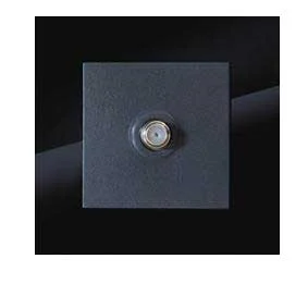 کلید و پریز مدل آسا پلکسی مشکی برند دلند(مکانیزم +قاب ) / فیش آنتن sat