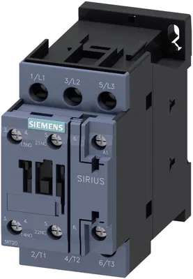 کنتاکتور 18 آمپر 7.5 کیلووات بوبین 230VAC مدل SIEMENS 3RT2025-1AP00