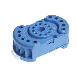 سوکت مدل 90.23 برای رله شیشه ای فیندر finder نوع گرد 11 پایه