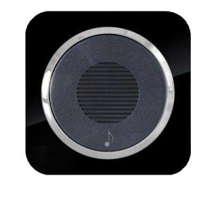 کلید و پریز آدا پلکسی مشکی زه نقره ای دلند(مکانیزم+قاب+زه)/زنگ ملودی