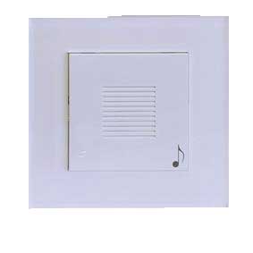 کلید و پریز مدل آسا پلکسی سفید برند دلند (مکانیزم +قاب ) / زنگ ملودی