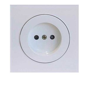 آوا پلکسی سفید دلند پلاس/پریز برق (مکانیزم+قاب)