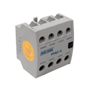 کنتاکت کمکی قابل نصب روی کنتاکتور پارس فانال مدل 2NO2NC AUX