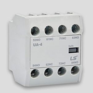کنتاکت کمکی قابل نصب روی کنتاکتور LS مدل 2NO2NC UA-4 برای کنتاکتورهای 6 الی 150