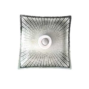 چراغ سقفی سنسور دار مدل خورشید - شیشه ای - مربعی