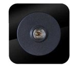 کلید و پریز آدا پلکسی مشکی دلند پلاس /فیش بلندگو(مکانیزم+قاب)