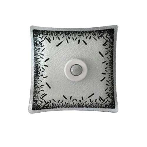 چراغ سقفی سنسور دار مدل مزرعه - شیشه ای - مربعی