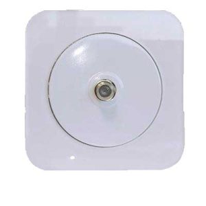 کلید و پریز آدا پلکسی سفید دلند پلاس /فیش آنتن sat(مکانیزم+ قاب)