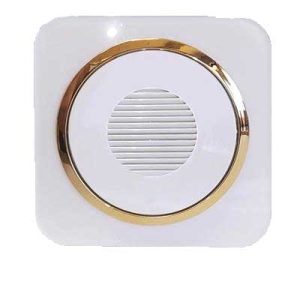 کلید و پریز آدا پلکسی سفید زه طلایی دلند (مکانیزم+قاب+زه) / زنگ اخبار