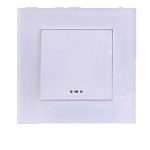 کلید و پریز مدل آسا پلکسی سفید برند دلند (مکانیزم +قاب ) / تک پل