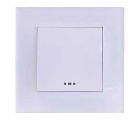 کلید و پریز مدل آسا پلکسی سفید برند دلند (مکانیزم +قاب ) / تک پل