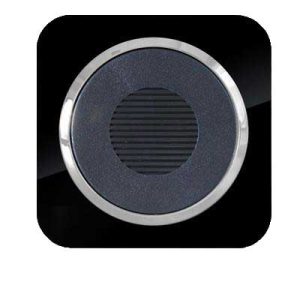 کلید و پریز آدا پلکسی مشکی زه نقره ای دلند(مکانیزم+قاب+زه)/زنگ اخبار