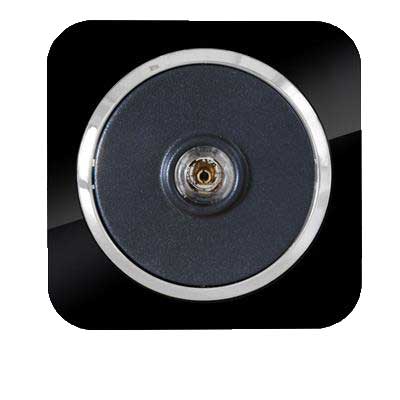 آداپلکسی مشکی زه نقره ای(مکانیزم+قاب+زه)/فیش بلندگو