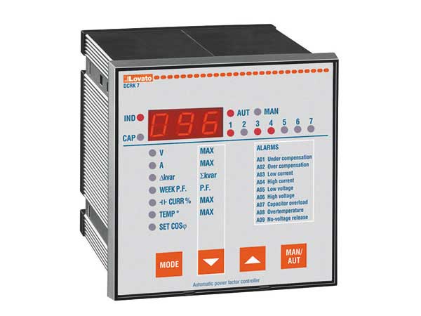 رگولاتور بانک خازنی 7 پله لواتو ایتالیا LOVATO مدل DCRK7