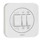 کلید و پریز آدا سفید دلند پلاس /آدا،کلید کولر(مکانیزم+قاب)