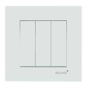 کلید و پریز مدل آسا برند دلند / کلید سه پل