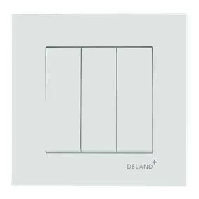 کلید و پریز مدل آسا برند دلند / کلید سه پل