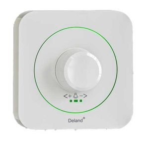 کلید و پریز آدا سفید دلند پلاس /آدا،دیمر لامپ(مکانیزم+قاب)