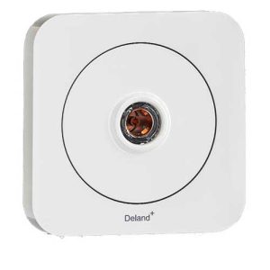 کلید و پریز آدا سفید دلند پلاس /آدا،فیش آنتن(مکانیزم+قاب)