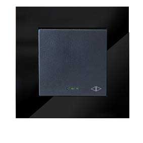 کلید و پریز مدل آسا پلکسی مشکی برند دلند(مکانیزم +قاب ) / کلیدکراکس(صلیبی)