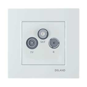 کلید و پریز مدل آسا برند دلند / فیش آنتن مرکزی