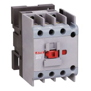 کنتاکتور 25 آمپر 11 کیلووات بوبین 220VAC برند هیمل HIMEL