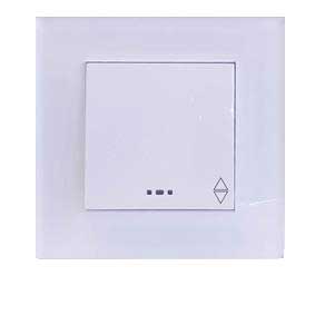 کلید و پریز مدل آسا پلکسی سفید برند دلند (مکانیزم +قاب ) / کلید تبدیل