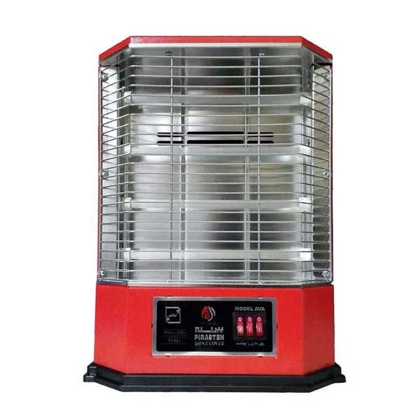 بخاری برقی فن دار 1500 وات پیراسته مدل آوا