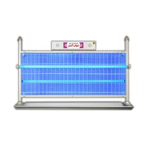حشره کش برقی جذبی صنعتی 2 در 40 وات حفاظ‌دار شهاب گستر مدل FUV2X40WHS