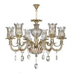 لوستر مدل پرنسس کاریکسی 4 شاخه تا 10 شاخه