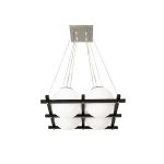 لوستر چهار شعله کاریکسی مدل حباب 20