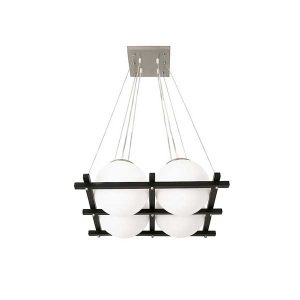 لوستر چهار شعله کاریکسی مدل حباب 20