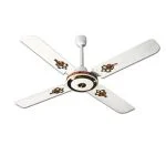 پنکه سقفی ریموت دار سوپر کوپر رینگ طلایی چهار پره ارشیا مدل 220 کد 2241