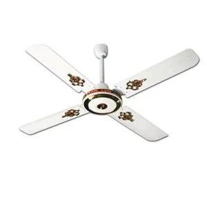 پنکه سقفی ریموت دار سوپر کوپر رینگ طلایی چهار پره ارشیا مدل 220 کد 2241