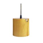 چراغ آویز انگاره چوبی لامپ دار مدل MAGMA 2