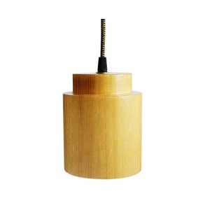 چراغ آویز انگاره چوبی لامپ دار مدل MAGMA 3