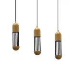 چراغ آویز لوله ای 3xE27 ستاره شمال مدل MD38