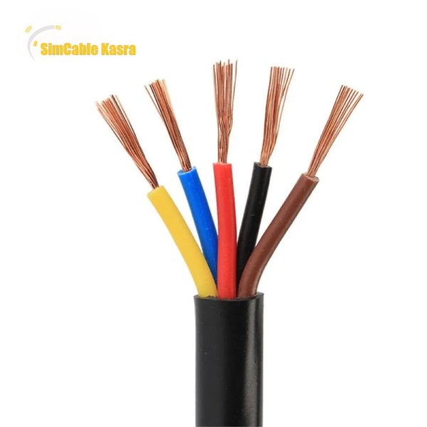 کابل افشان مسی 1*5 برند کسری