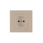 کلید و پریز آسا کرم دلند پلاس/پریز برق ساده