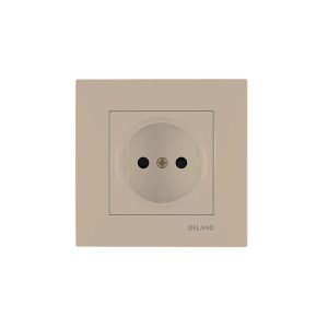 کلید و پریز آسا کرم دلند پلاس/پریز برق ساده