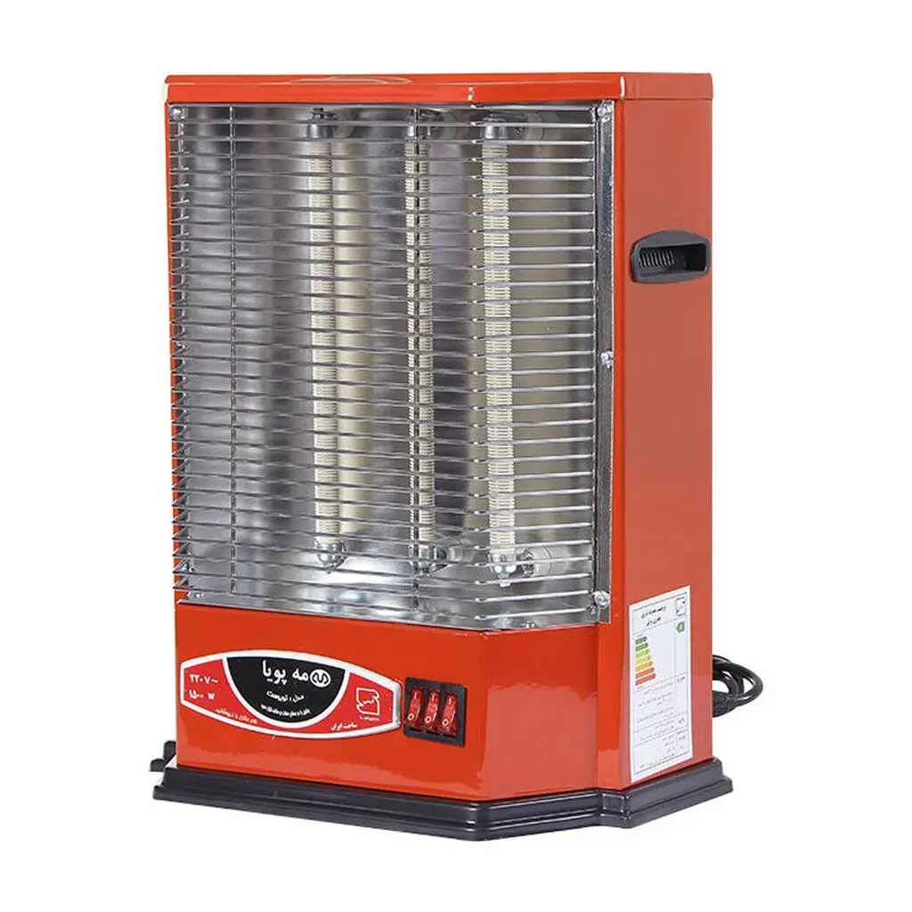 بخاری برقی مه پویا مدل Toyoset تویوست 1500 وات