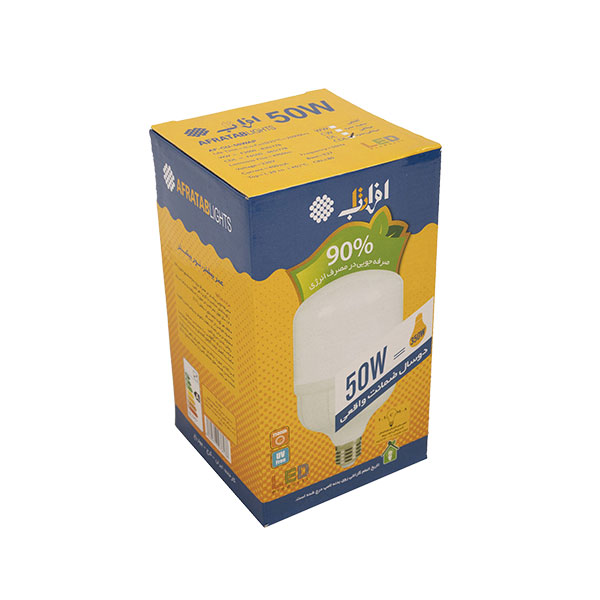 لامپ ال ای دی 50 وات برند افراتاب - تصویر 4