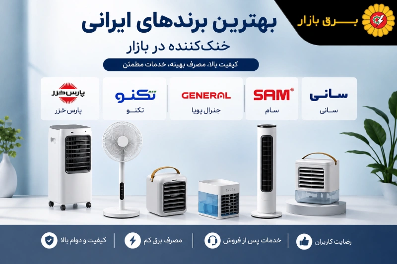 بهترین برندهای ایرانی خنک کننده در بازار