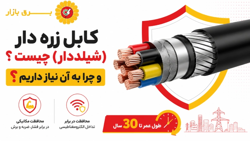 کابل زره دار (شیلد دار) چیست و چرا به آن نیاز داریم؟