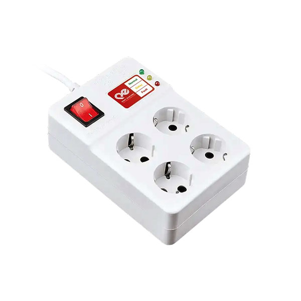محافظ ولتاژ 4 خانه برند پارت الکتریک